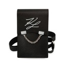 Men Shoulder Trendy Design Bag Karl Lagerfeld Autograph Chain
