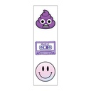 I 💜 Purple Vinyl Sticker Pack Reusable &amp; Waterproof