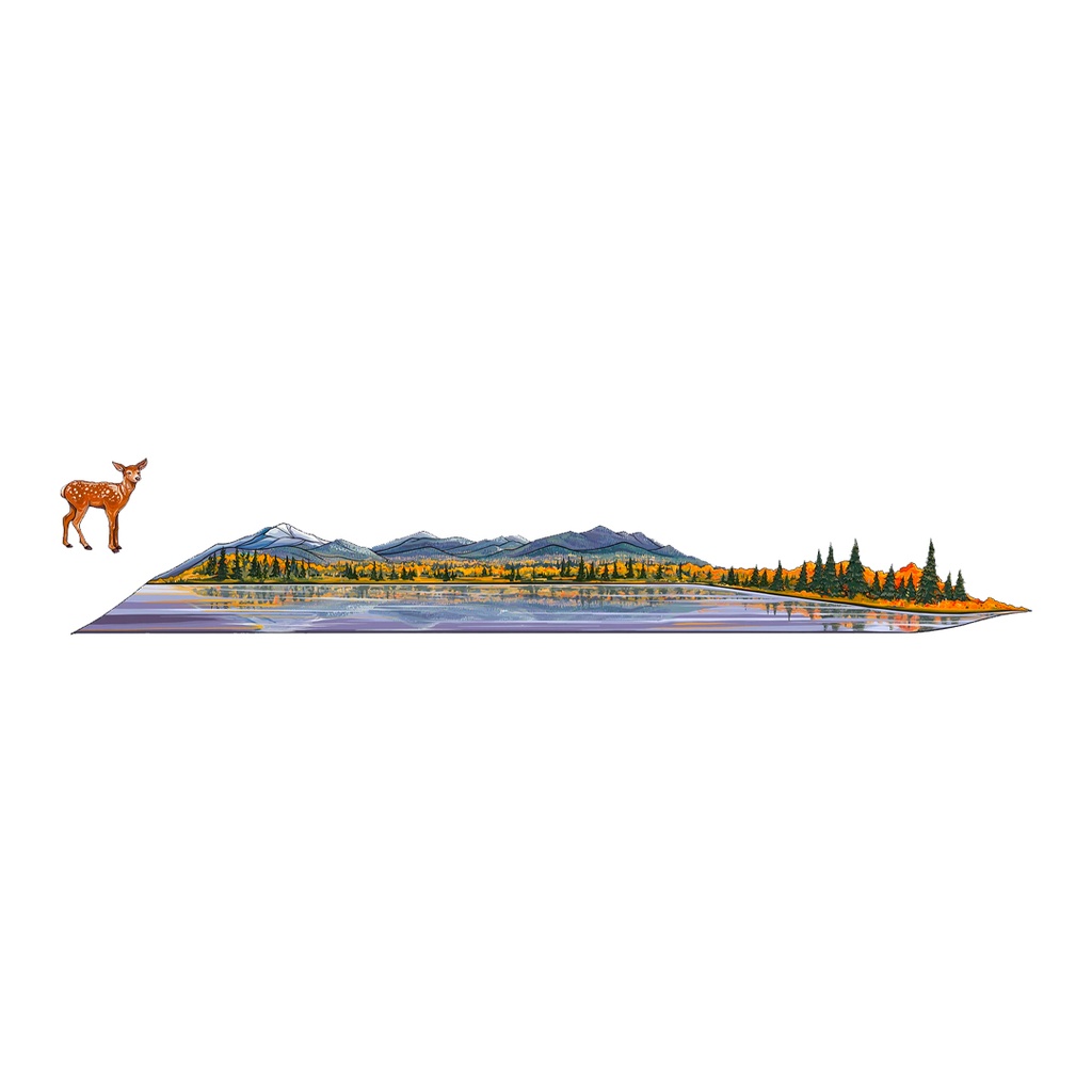 Deer Mountain Vinyl Sticker Reusable &amp; Waterproof For Water Bottles To Be Different