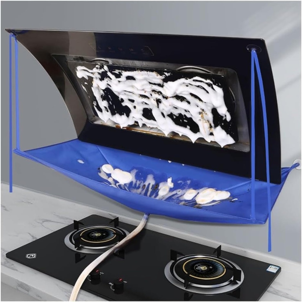 غطاء وتربروف لغسيل التكييف وشفاط البوتجاز والشبابيك بخرطوم لتصريف المياه سهل التثبيت والغسيل