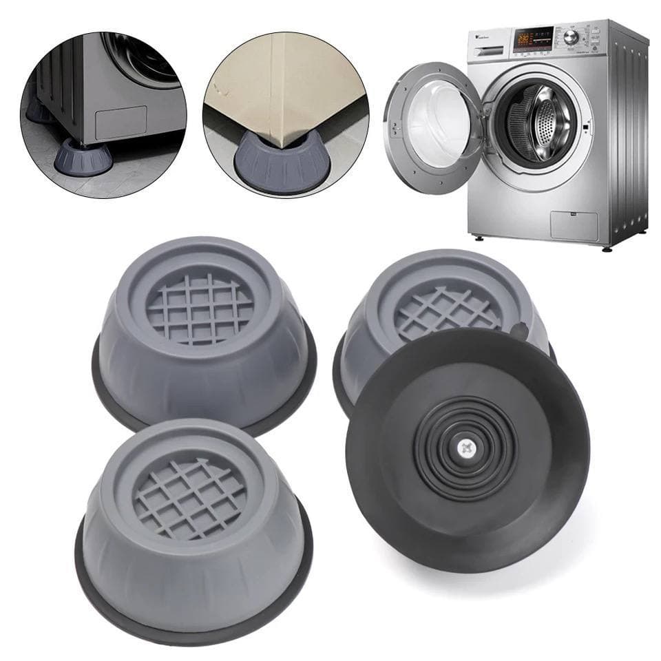 أرجل مضادة للإهتزاز والإنزلاق وماصة للصدمات وعازلة للكهربا للغسالات والمجففات