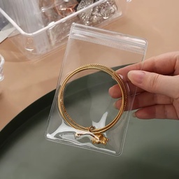 [HH00016366] طقم اكياس بلاستيك محكمة الغلق لحفظ الاكسسوارات  - 10قطع