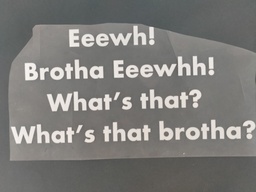 [HH00016520] Eeewh! Whats That Brother print