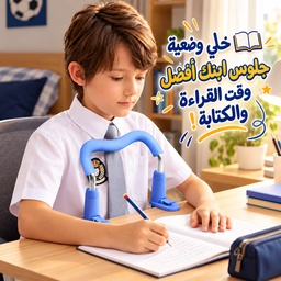 مصحح وضع الجلوس للأطفال أثناء الدراسة منع إنحناء الظهر