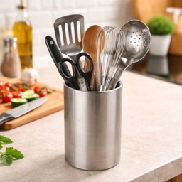 [HH00018914] حامل معالق وأدوات المطبخ استانلس ستيل تركي مقاس 13 سم