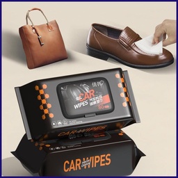 [HH00019704] باكت مناديل مبللة 80 منديل لتنظيف وتلميع السيارة من الداخل