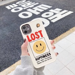 [HH00005004] iPhone 13 Smile Silicon Protective Case with Metal Camera Frame 