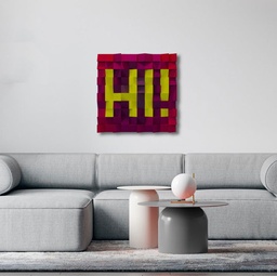 [HH00005841] Hi Mosaic 3D Wood Wall Art