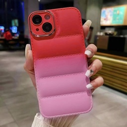 [HH00008116] Iphone 14 Pro Silicone Protective Cover -Summery Colorful Pumped Design With Camera Protector Frame