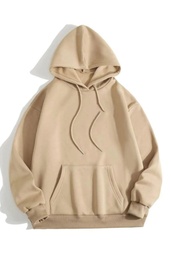 Hoodie Stock Resirve Unisex - Beige