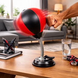 [HH00014050] كرة بوكسينج  مكتبية للتسلية وتخفيف التوتر تعمل بالشفط