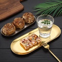 طقم صواني مدهب 3*1