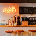Warm Coffee Neon Led Light Sign Art Decor