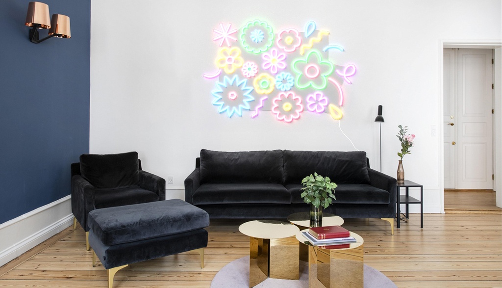 Flowers Neon Led Light Sign Art Decor