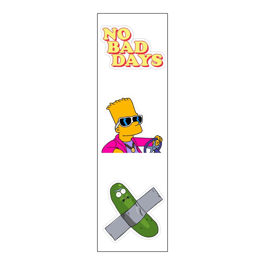 The Simpsons Vinyl Sticker Pack Reusable &amp; Waterproof
