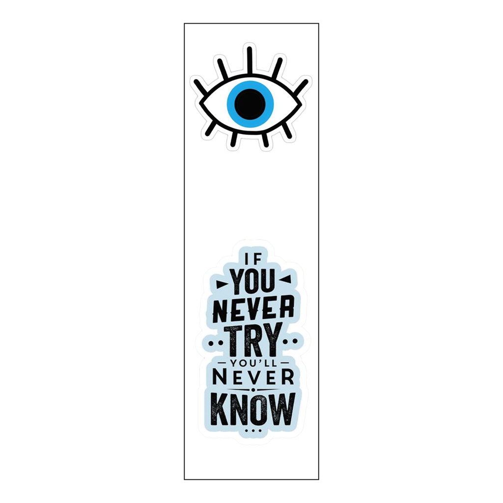 Motivational Words Vinyl Sticker Pack Reusable &amp; Waterproof