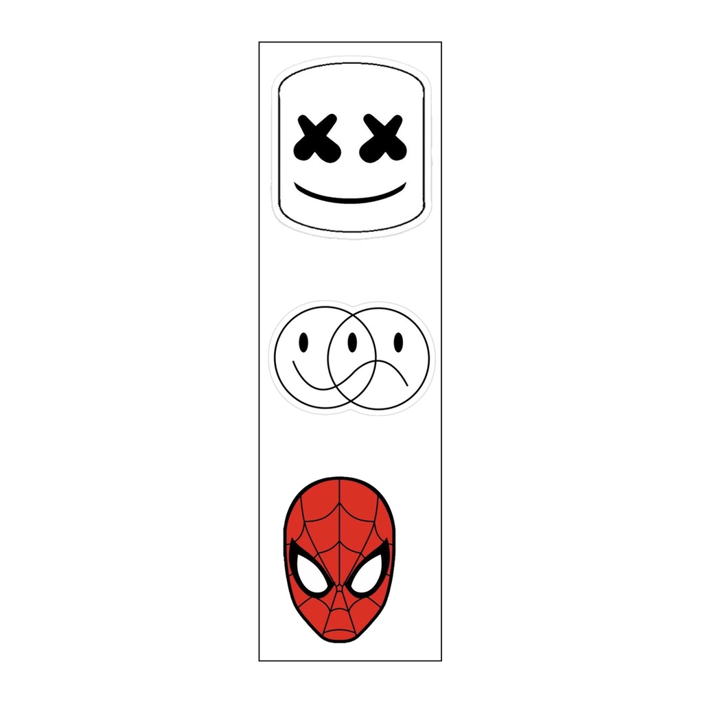 Wasted Vinyl Sticker Pack Reusable &amp; Waterproof
