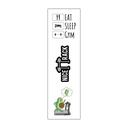 الوضع تمام فُول أوبشِن Vinyl Sticker Pack Reusable &amp; Waterproof