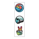 Summer Vibes Vinyl Sticker Pack Reusable &amp; Waterproof
