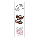 Power Girl Vinyl Sticker Pack Reusable &amp; Waterproof