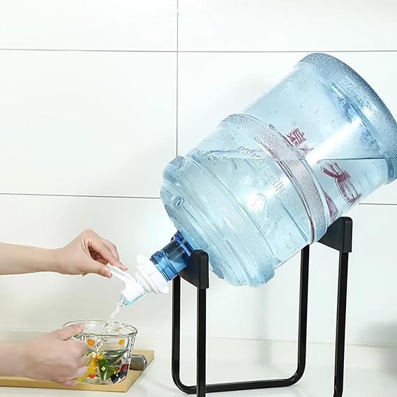 حامل قارورة مزود بحنفية من البلاستيك لسهولة الاستخدام يحمل حتي 19 لتر