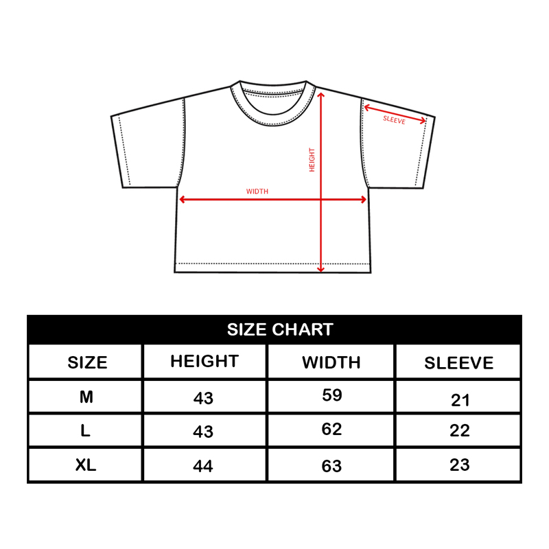 Chas's كروب توب اوفر سايز باللون الابيض