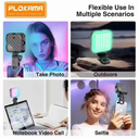 U80 Pro ريج لايت ميني بمشبك دوار واضاءة ار جي بي