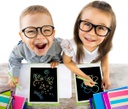 تابلت تعليمي الوان للرسم والكتابة وتنمية مهارات الأطفال شاشة 8.5 بوصه