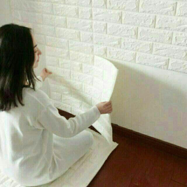 ورق الحائط اللاصق 3D ورق حائط بلصق ذاتي سهل الاستخدام
