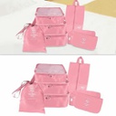 مجموعة منظم حقائب السفر لجعل السفر أكثر راحة 7 قطع