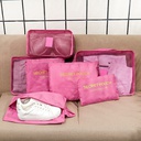 مجموعة منظم حقائب السفر لجعل السفر أكثر راحة 7 قطع