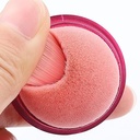 فرشة ميكاب لدمج الكنتور والكونسيلر وكريم الاساس شكل وردة