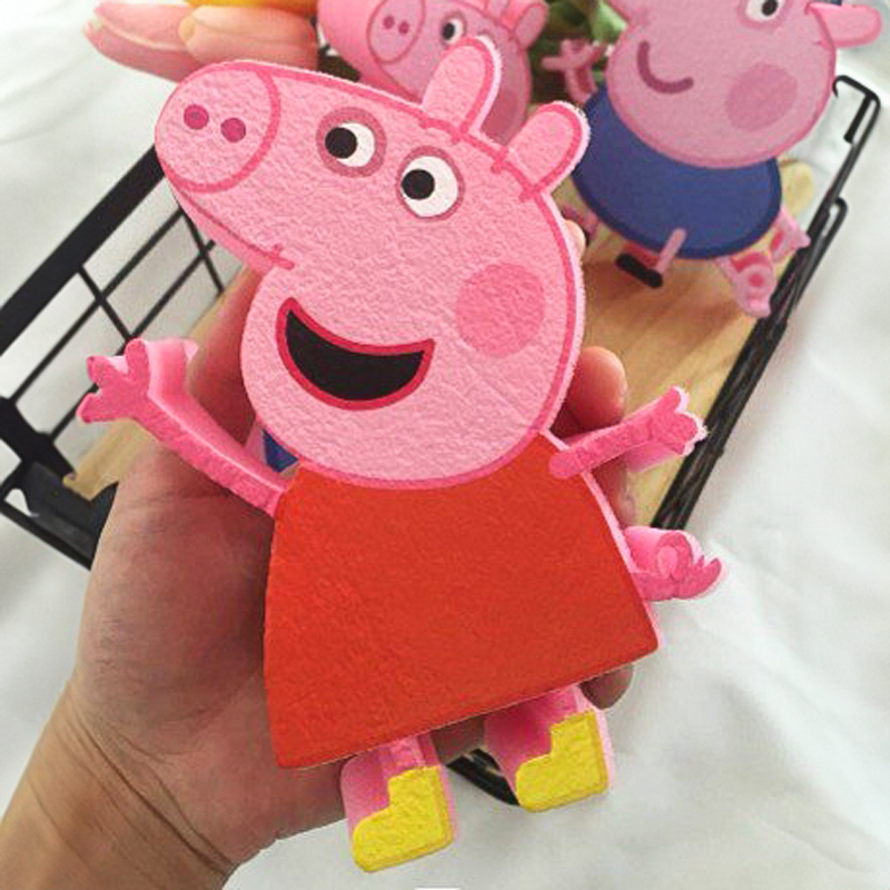 ليفة استحمام كيوت ناعمة علي البشرة شكل بيبا بيج الخنزير