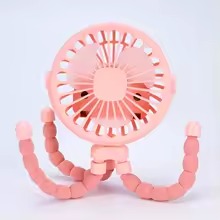 مروحة ثلاثيه الأرجل 3 سرعات قابلة لإعادة الشحن وآمنة للأطفال