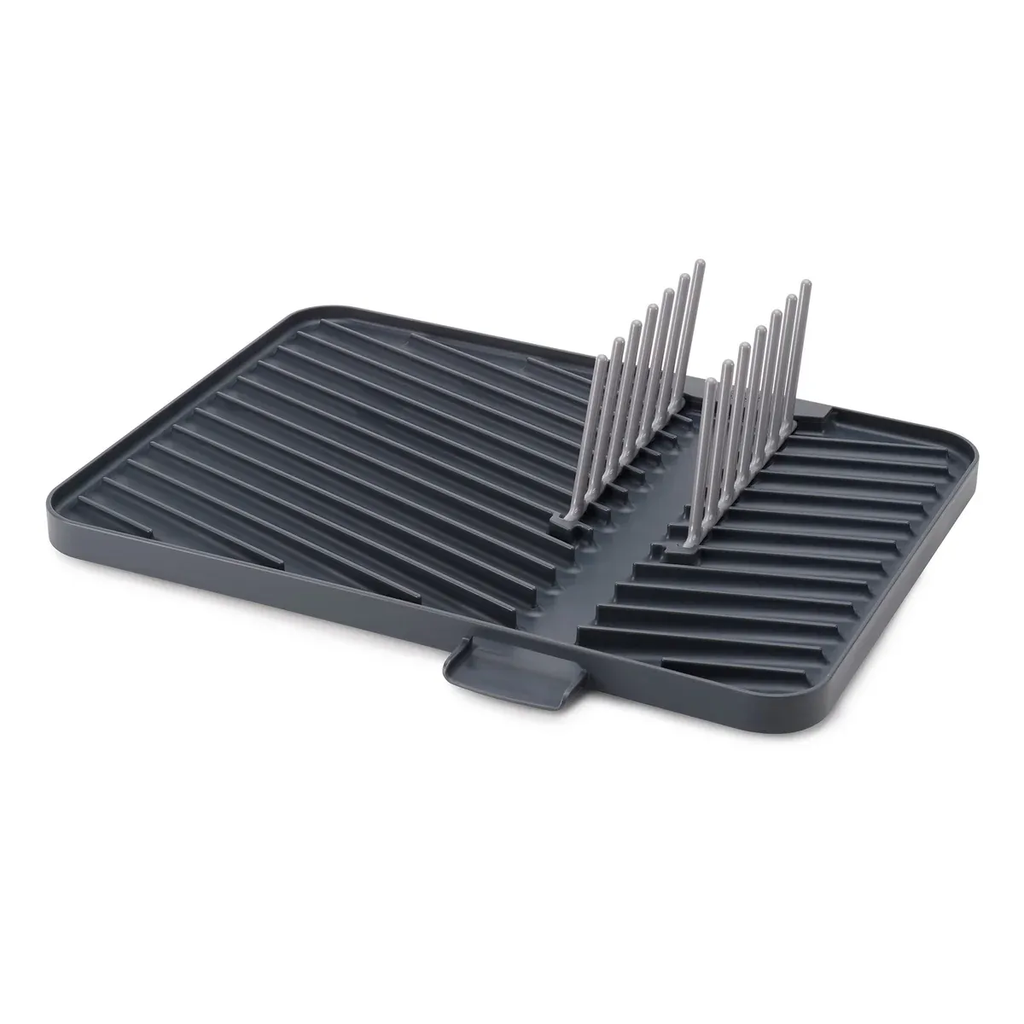 صفاية لحمل وتجفيف الأطباق والأكواب مع جزء قابل للطي