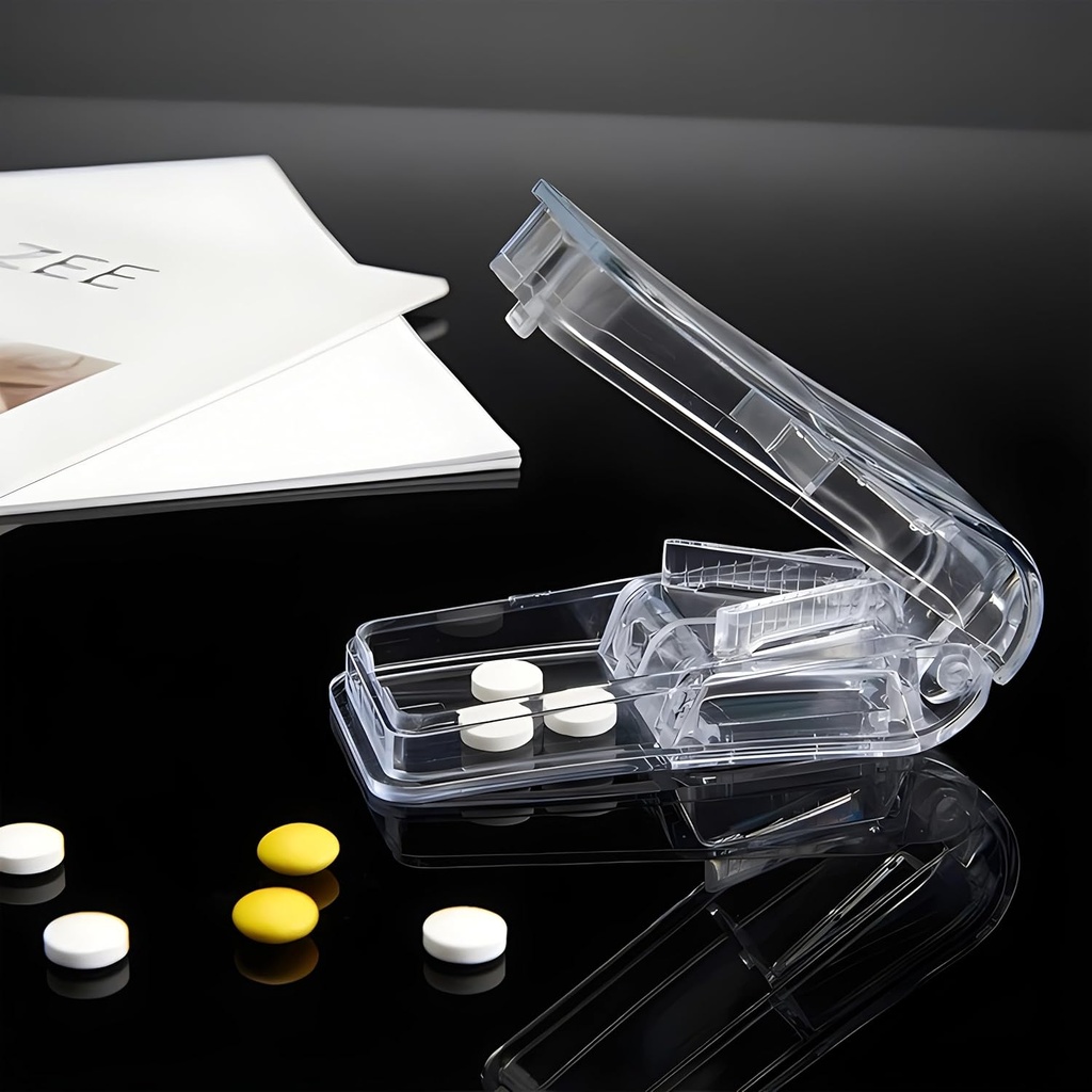 منظم للأدوية والفيتامينات بغطاء محكم الغلق