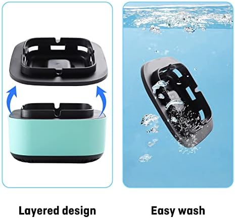 طفاية سجائر الكترونيه بدون دخان لتنقية الهواء للمنزل والمكتب والسيارة تعمل ببطاريات