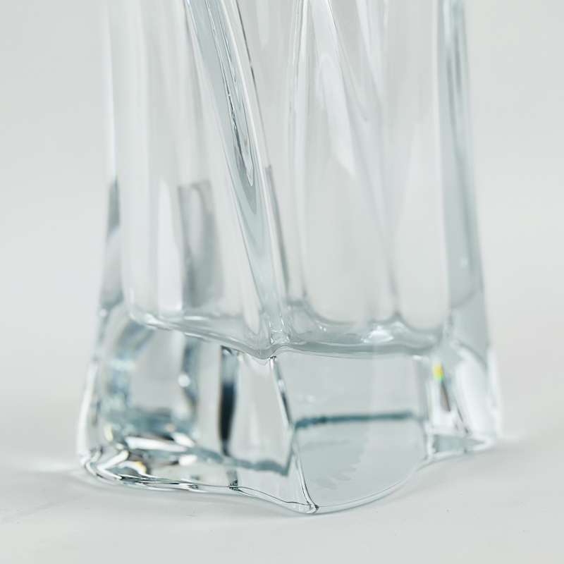 فازة زجاج شفاف مقاس 30 * 12 سم لترتيب الزهور وتغير الديكور