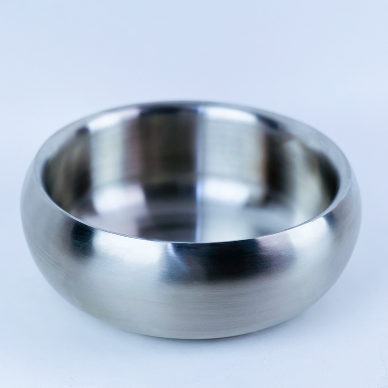 بولة استانلس استيل عميقة للسلطة - مقاس 28 سم