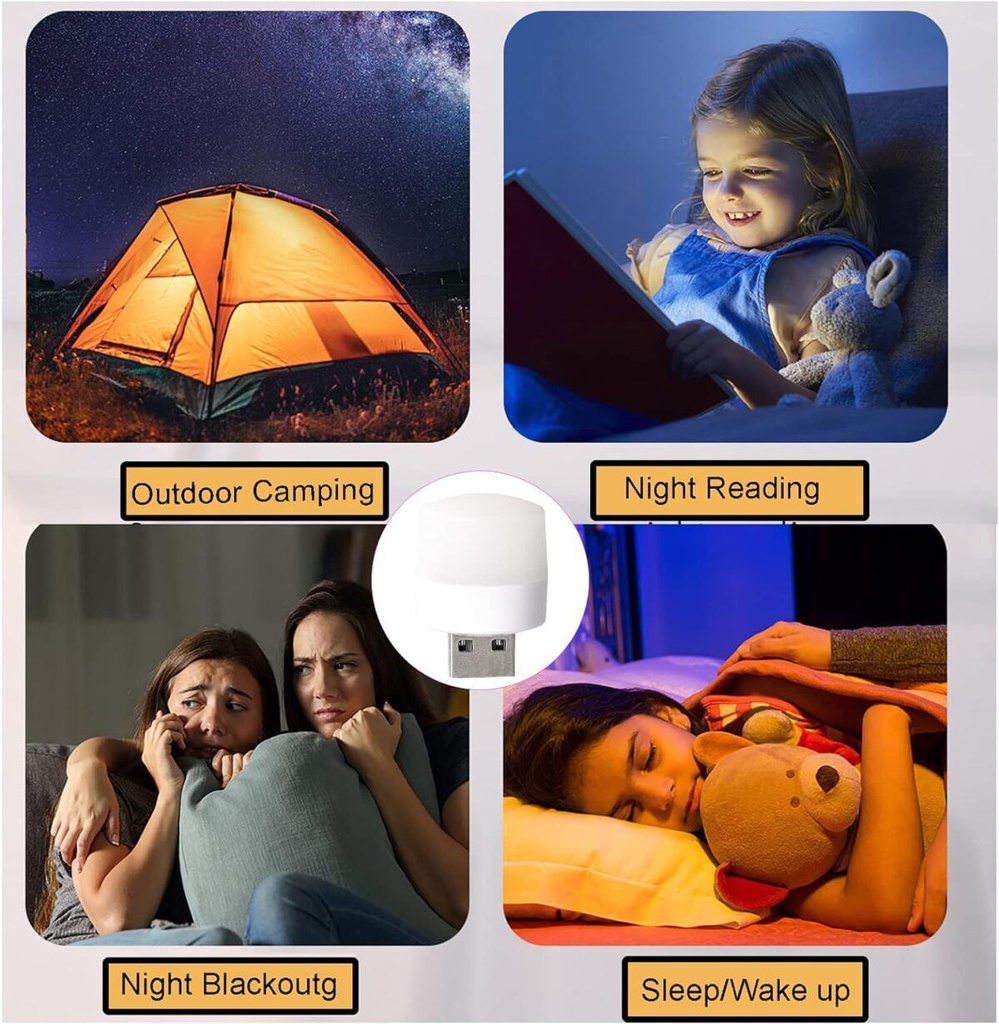 عرض 2 وناسة ميني محمولة بمنفذ يو اس بي للمكتب وغرف النوم والمعيشة