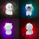 جلاكسي بروجيكتور شكل رجل فضاء ب7 الوان مختلفة للفضاء + ليزر مع ريموت للتحكم