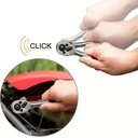 طقم مفاتيح ربط مع سقاطة ب 10 رؤوس قابلة للتبديل