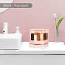 صندوق منظم للميكاب 12 خانة شفاف يفتح بالضغط