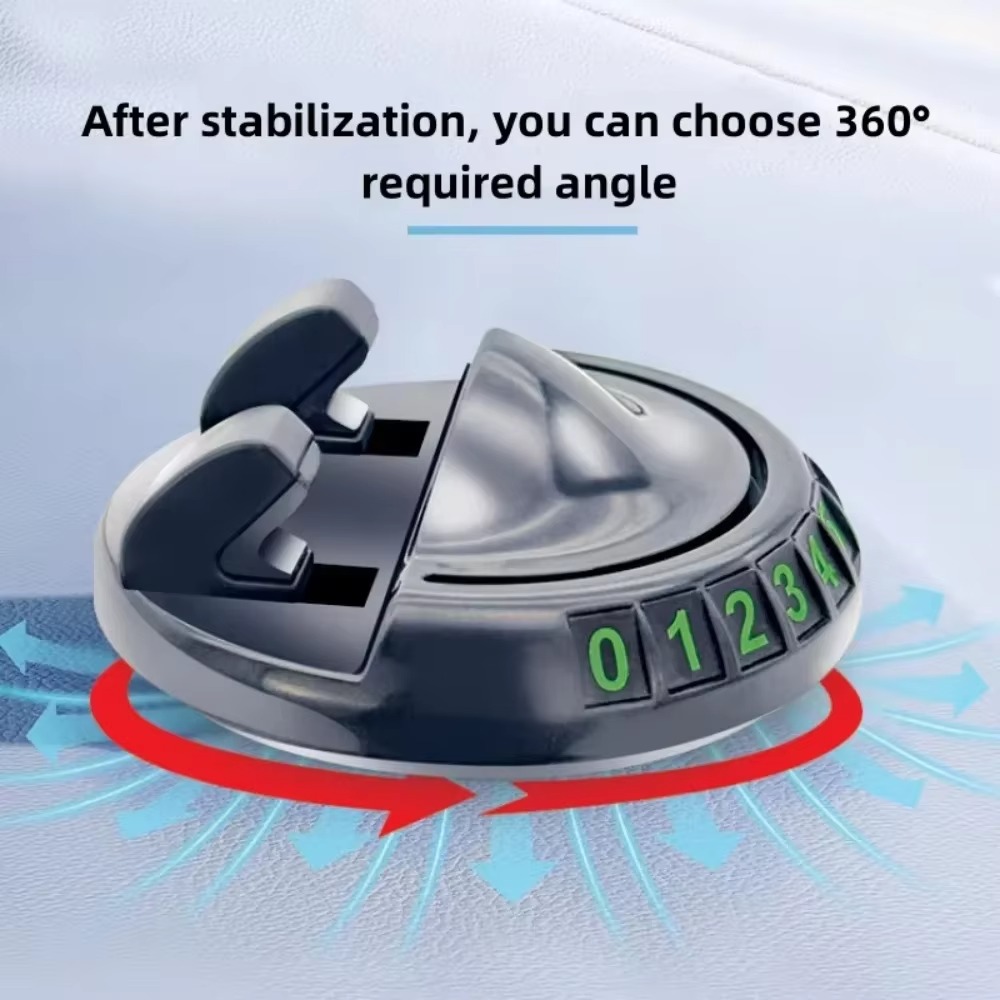 حامل موبايل لتابلوه السيارة مزود بدابل فيس قابل للدوران °360