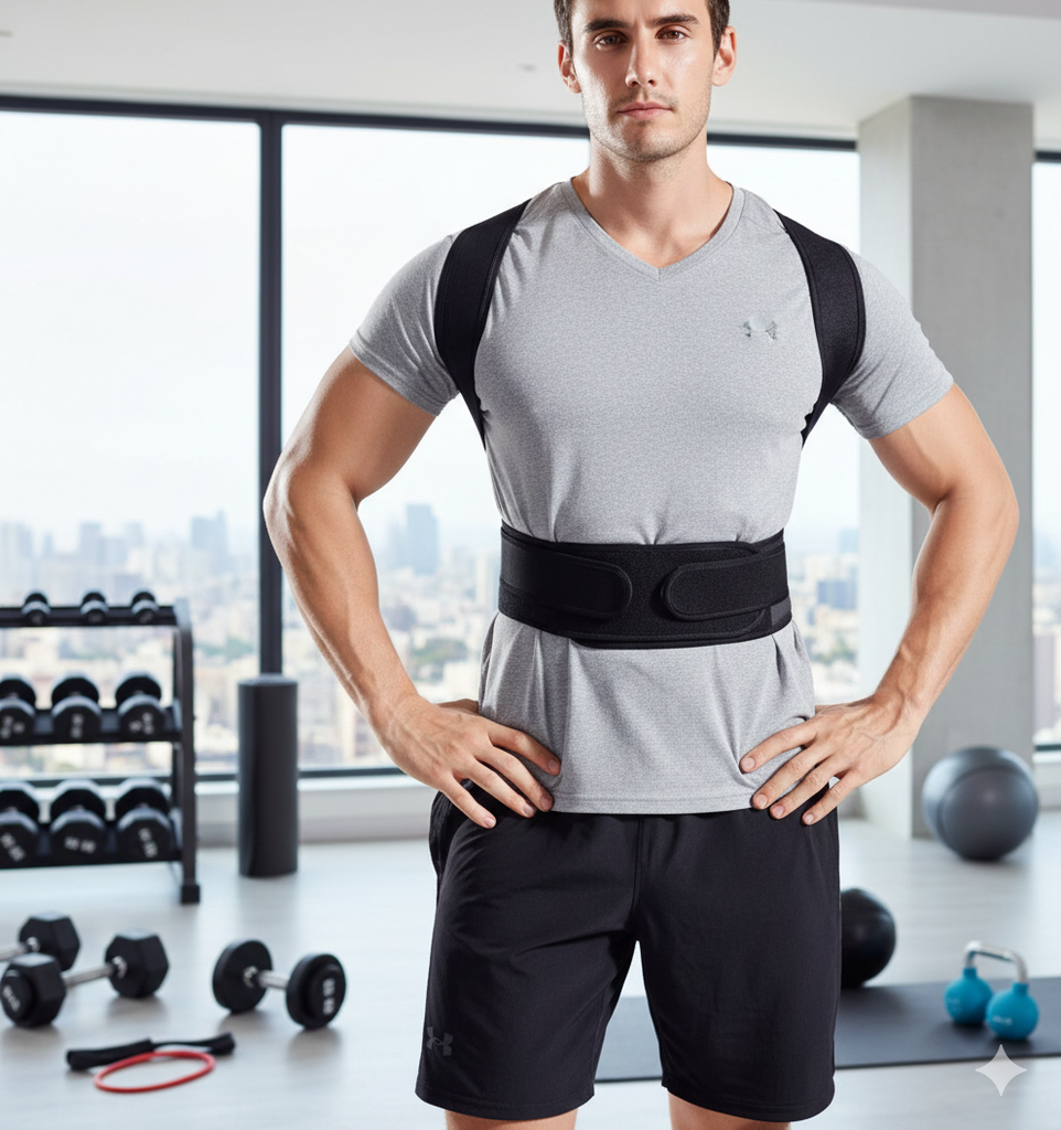 مشد الظهر القوي والمميز للحفاظ على وضعية الظهر الصحيحة