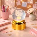 بلورة كريستال ثلاثية الابعاد بتصميمات مختلفة بقاعدة قابلة للفصل