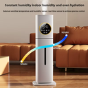 فواحة أرضية ومرطب للهواء بسعة 8 لتر مع ريموت للتحكم عن بعد بقدرة 25 واط