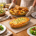 طقم طاجن بايركس بيضاوي الشكل مقاس 24 - 26