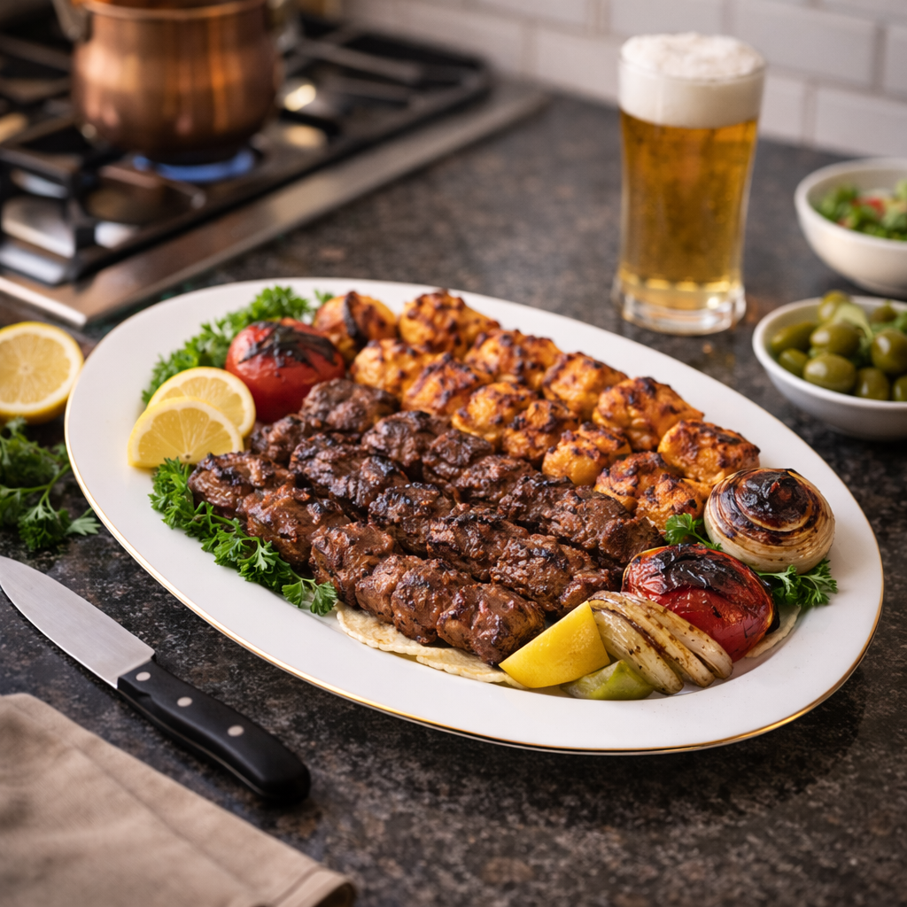 سيرفيس بيضاوي الشكل  مقاس 40 * 25 سم لتقديم الطعام