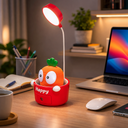 وناسة مكتب علي شكل جزرة بثلاث درجات اضاءة قابل لإعادة الشحن بيو اس بي